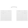 vidaXL Sideboard White 80x36x75 cm Engineered Wood