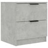 vidaXL Bedside Cabinet Concrete Grey Engineered Wood