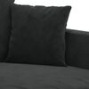 vidaXL 2-Seater Sofa Black 120 cm Velvet