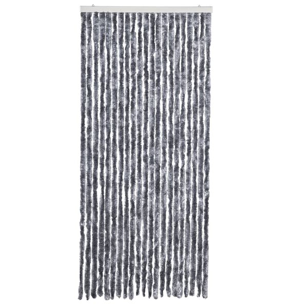 vidaXL Insect Curtain Silver 90x220 cm Chenille