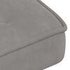 vidaXL Relaxing Chair Light Grey 64x74x84 cm Velvet