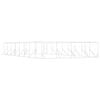 vidaXL Outdoor Dog Kennel Silver 8x16x2 m Galvanised Steel