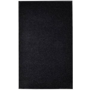 vidaXL Door Mat Black 117x220 cm PVC