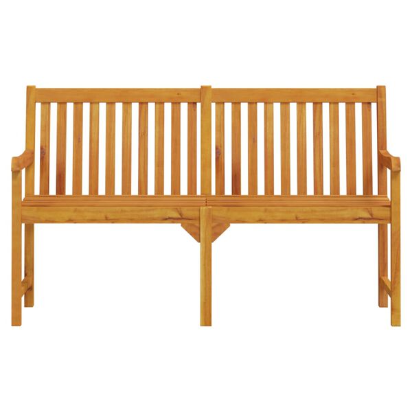 vidaXL Garden Bench 150 cm Solid Acacia Wood