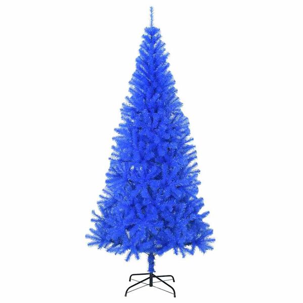 vidaXL Christmas Tree with 300 LEDs with Stand Blue 180 cm PVC