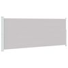 vidaXL Patio Retractable Side Awning 200x500 cm Grey