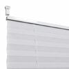 Plisse Blind 80x100cm White Pleated Blind
