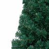 vidaXL Artificial Half Pre-lit Christmas Tree with Ball Set Green 240 cm