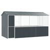 vidaXL Bird Cage Anthracite 410 x 210 x 230 cm Galvanised Steel