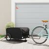 vidaXL Bike Trailer Black 45 kg Iron