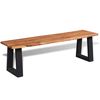 vidaXL Bench Solid Acacia Wood 145 cm