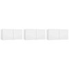 vidaXL Hanging TV Cabinets 3 pcs White 60x30x30 cm