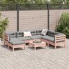 vidaXL 8 Piece Garden Sofa Set with Cushions Solid Wood Douglas Fir
