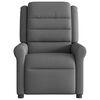 vidaXL Massage Recliner Chair Dark Grey Fabric