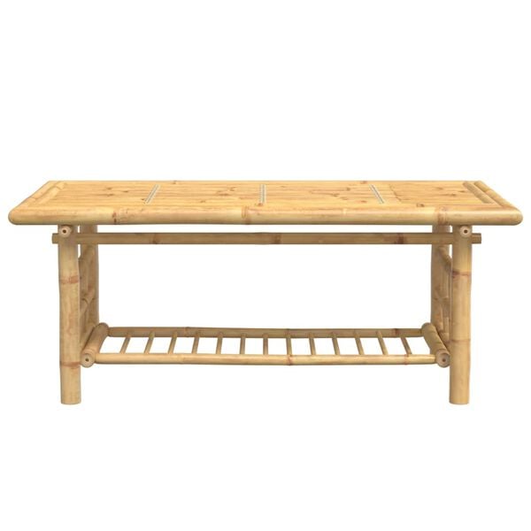 vidaXL Coffee Table 110x55x45 cm Bamboo