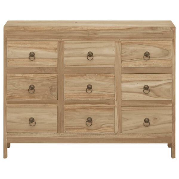 vidaXL Chest of Drawers 80x30x55 cm Solid Wood Teak