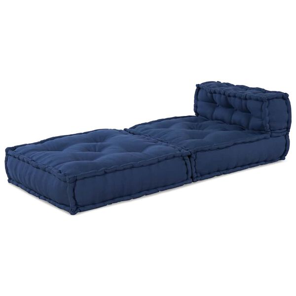 vidaXL Modular Sofa Indigo 70 x 70 x 56 cm Fabric