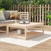 vidaXL Garden Table 121x82.5x45 cm Solid Wood Pine
