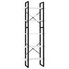 vidaXL 5-Tier Book Cabinet White 60x30x175 cm Engineered Wood