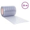 vidaXL Door Curtain Transparent 300 mmx2.6 mm 25 m PVC
