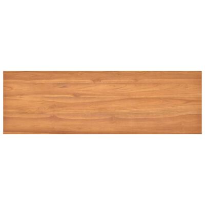 vidaXL Desk 140x45x75 cm Solid Teak Wood