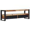 vidaXL TV Cabinet 120x30x40 cm Solid Acacia Wood
