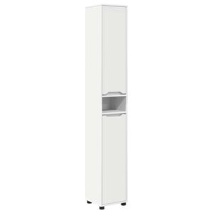 vidaXL Bathroom Cabinet White 30.5 x 30 x 195 cm Engineered Wood
