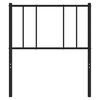 vidaXL Metal Replace Headboard Black 90 cm