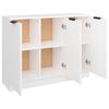 vidaXL Sideboard White 90.5x30x70 cm Engineered Wood