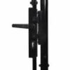 vidaXL Fence Gate Double Door with Spike Top Steel 299.5x224.5 cm Black