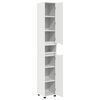 vidaXL Bathroom Cabinet White 30.5 x 30 x 195 cm Engineered Wood
