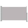 vidaXL Patio Retractable Side Awning 140 x 300 cm Grey
