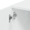 vidaXL Slim Storage Cabinet White 30x42.5x225 cm Engineered Wood