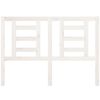 vidaXL Bed Headboard White 141x4x100 cm Solid Wood Pine