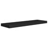 vidaXL Floating Wall Shelves 2 pcs Black 80x23.5x3.8 cm MDF
