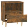 vidaXL Bedside Cabinets 2 pcs Smoked Oak 40x35x50 cm