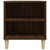 vidaXL TV Cabinet Brown Oak 102x44.5x50 cm Engineered Wood