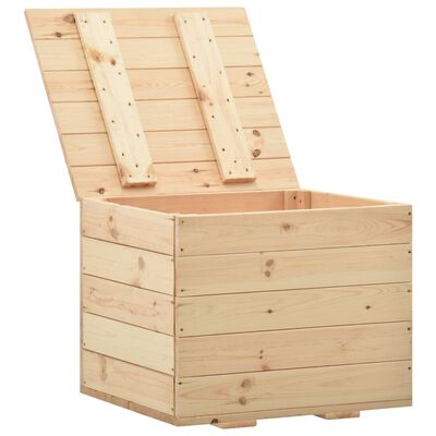 vidaXL Storage Box 60x54x50.7 cm Solid Pine Wood