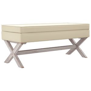 vidaXL Storage Stool 110x45x49 cm Linen