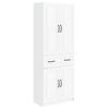 vidaXL Cabinet Set 2 pcs White Engineered Wood