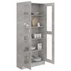 vidaXL Vitrine Cabinet Concrete Grey 82.5x30.5x185 cm Engineered Wood