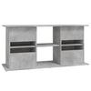 vidaXL Aquarium Stand Concrete Grey 121x41x58 cm Engineered Wood