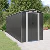 vidaXL Garden Shed Anthracite 192x523x223 cm Galvanised Steel