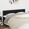 vidaXL Headboards Black 200x5x78/88 cm Fabric