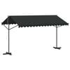vidaXL Free Standing Awning 400x300 cm Anthracite