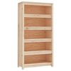 vidaXL Book Cabinet 80x35x154 cm Solid Wood Pine