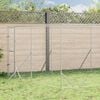 vidaXL Outdoor Dog Kennel Silver 4x16x2 m Galvanised Steel