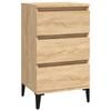 vidaXL Bedside Cabinet Sonoma Oak 40x35x70 cm Engineered Wood
