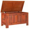 vidaXL Storage Chest with Lid Brown Solid Wood Acacia