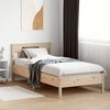 vidaXL Bed Frame without Mattress 90x190 cm Single Solid Wood Pine